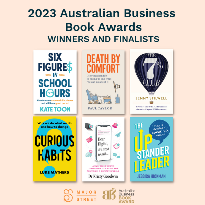 MSP Winners and Finalists at the 2023 Australian Business Book Awards