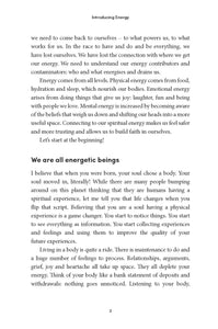 Energy<br><i><small>by Lisa O'Neill</i></small>
