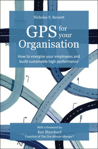 Business book cover for GPS for your organisation by Nicholas Barnett