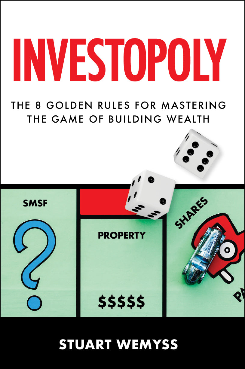 Business book cover for Investopoly by Stuart Wemyss
