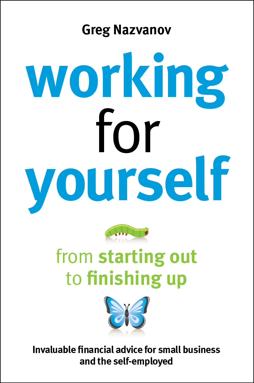 Business book cover for Working for Yourself by Greg Nazanov
