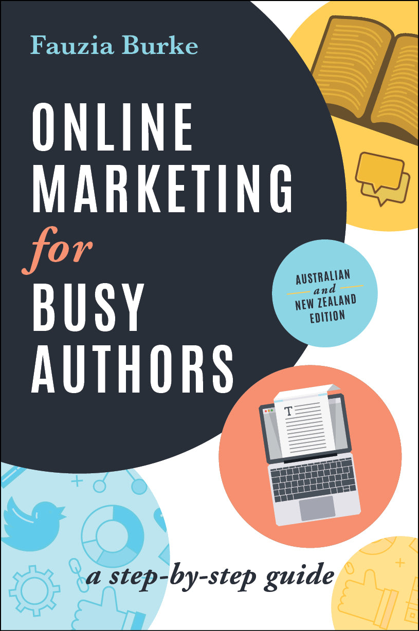 Business book cover for Online Marketing for Busy Authors by Fauzia Burke